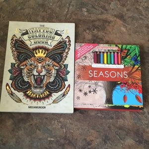 Adult colouring books